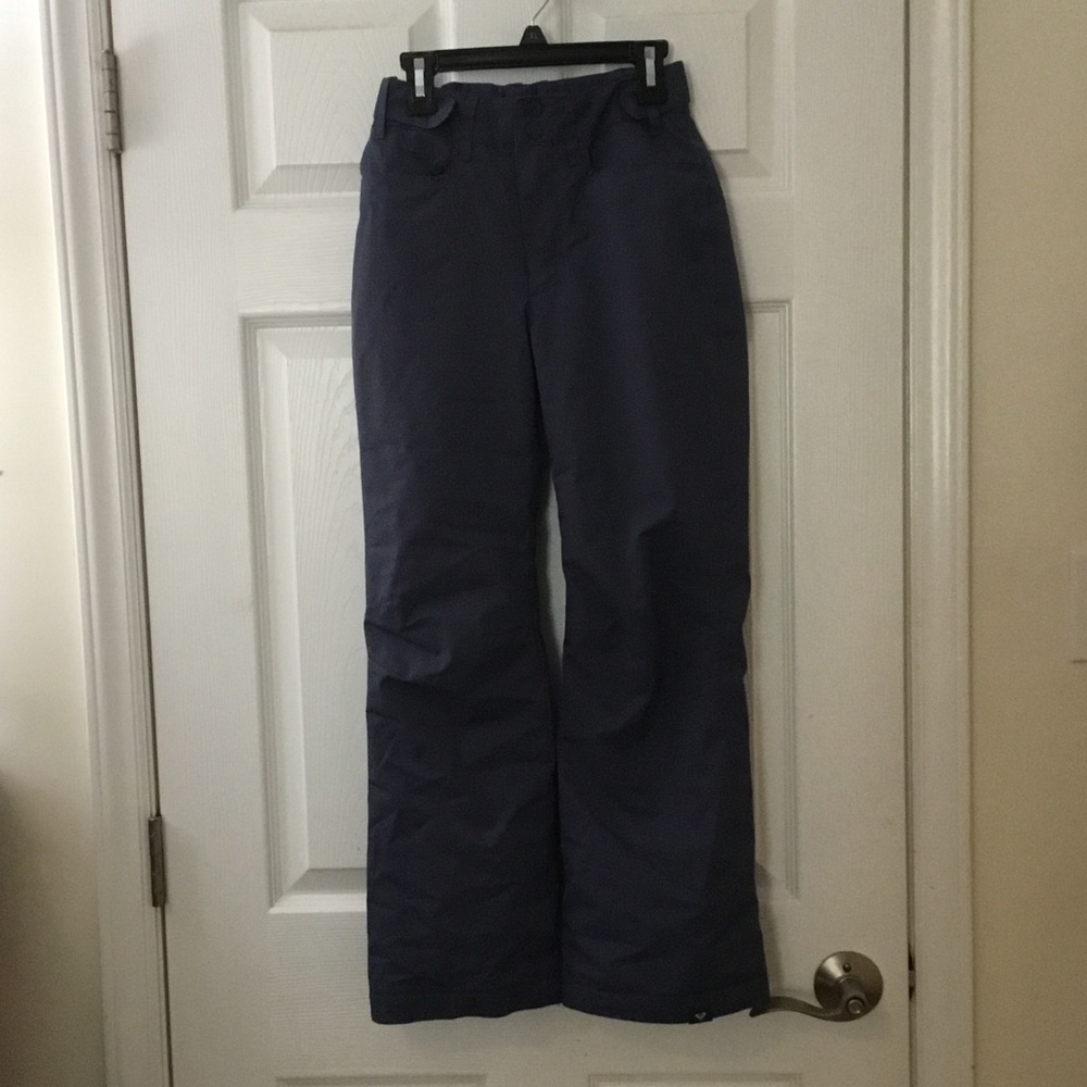 Roxy Greyish Blue Insulated Snow Pants 10k Dryflight Technology